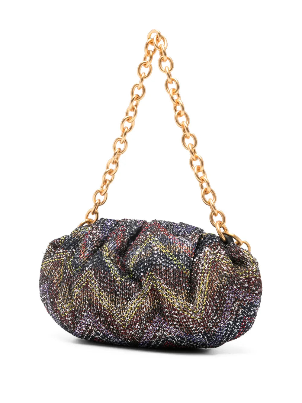 Missoni Zigzag Pattern Shoulder Bag — Same as shown — Size One Size — Back View