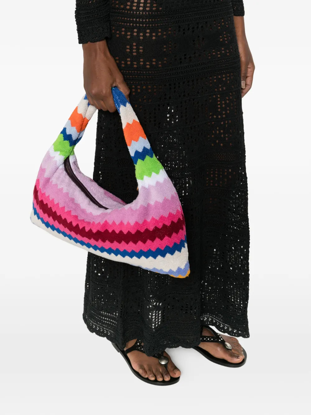 Missoni Zigzag Handle Tote Bag — Same as shown — Size One Size — Side View