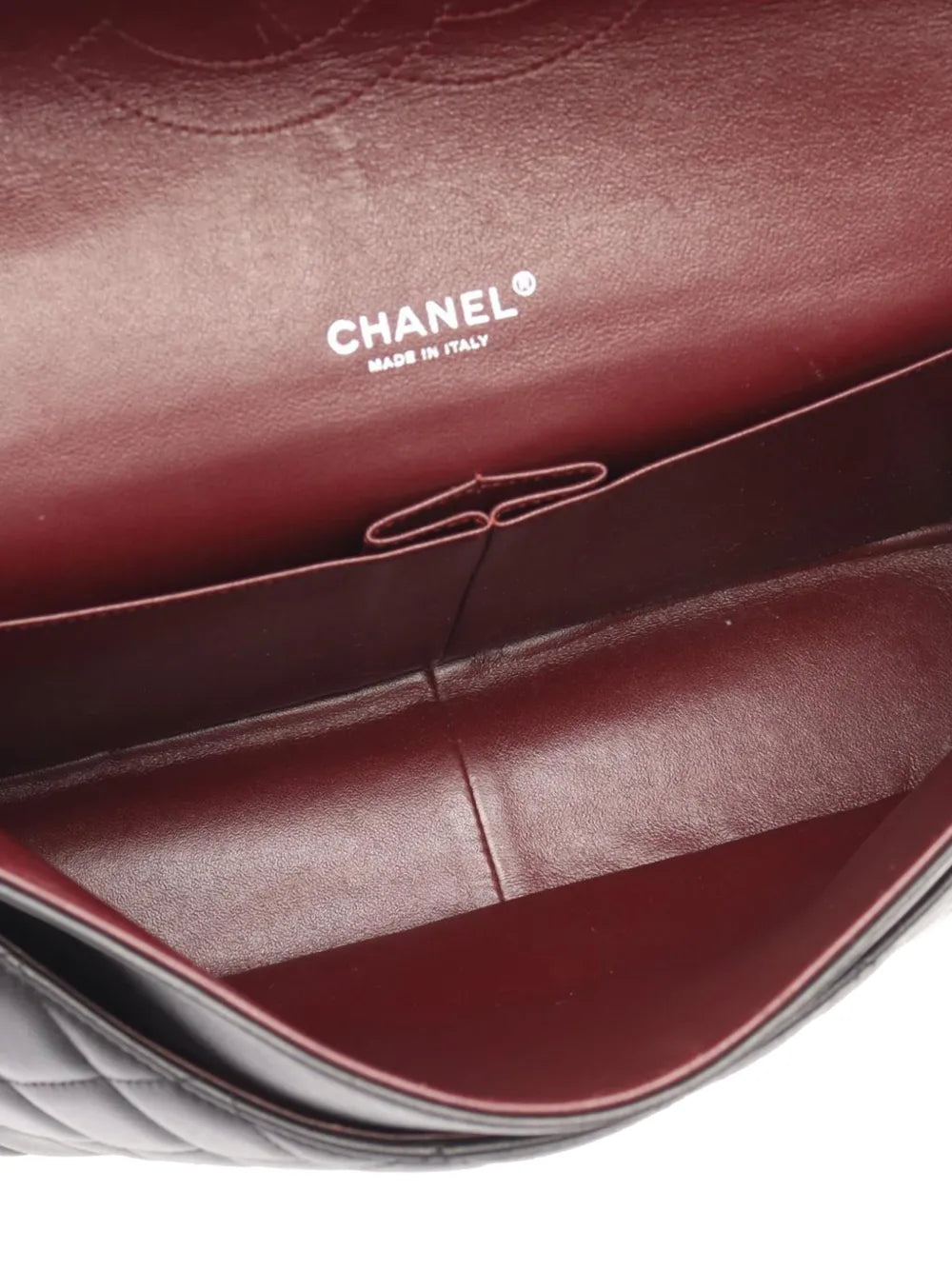 Chanel Pre Owned 2011 Maxi Classic Lambskin Double Flap Shoulder Bag — Same as shown — Size One Size — Top View