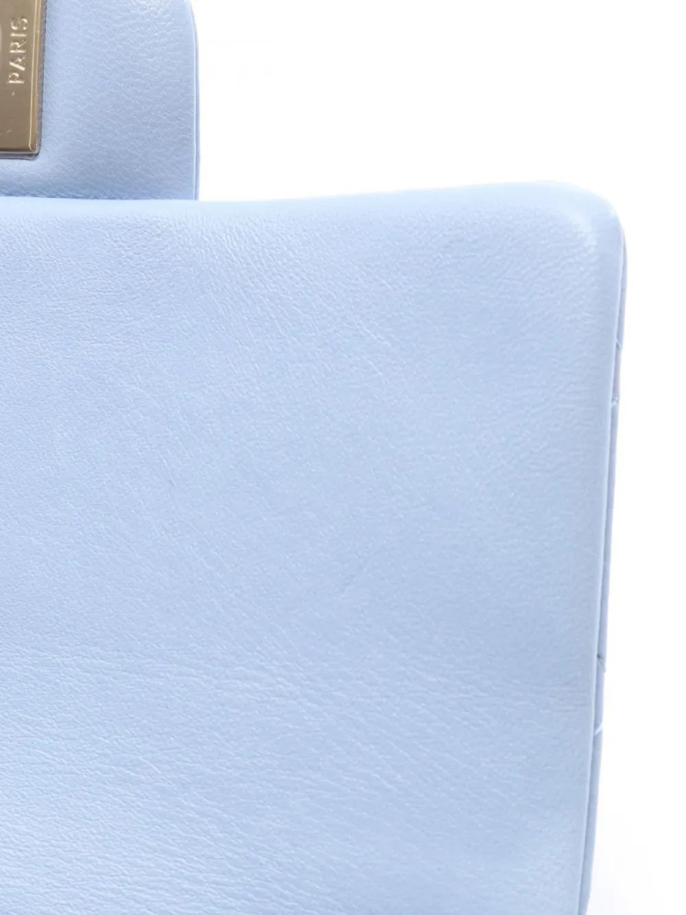 Chanel Pre Owned 2020 Mini Square Classic Lambskin Single Flap Shoulder Bag — Same as shown — Size One Size — Side View
