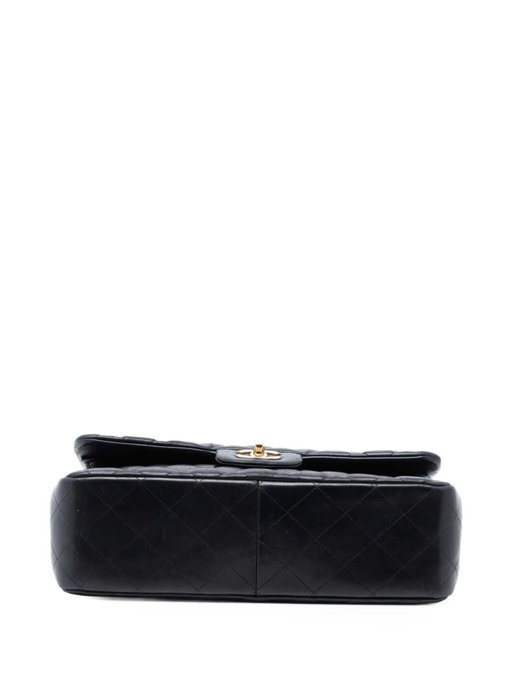 Chanel Pre Owned 2011 Jumbo Classic Lambskin Double Flap Shoulder Bag — Same as shown — Size One Size — Top View