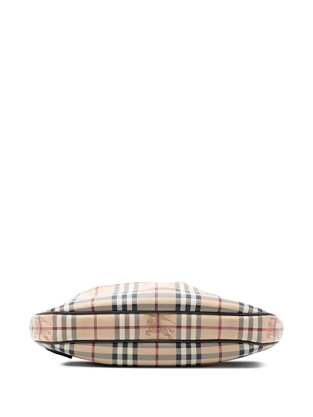Burberry Pre Owned 2000 2010 Haymarket Check Coated Canvas Brooklyn Hobo Bag — Same as shown — Size One Size — Top View