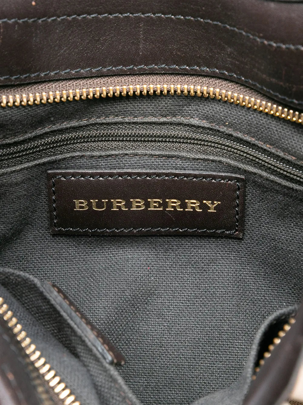 Burberry Pre Owned 2000 2010 Haymarket Check Coated Canvas Brooklyn Hobo Bag — Same as shown — Size One Size — Lifestyle View