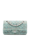 Chanel Pre Owned 2010 2011 Medium Classic Tweed Double Flap Shoulder Bag — Same as shown — Size One Size — Front View