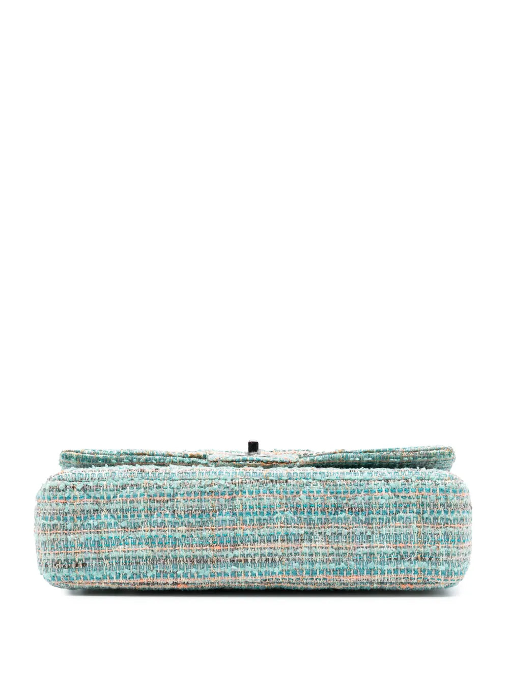Chanel Pre Owned 2010 2011 Medium Classic Tweed Double Flap Shoulder Bag — Same as shown — Size One Size — Top View