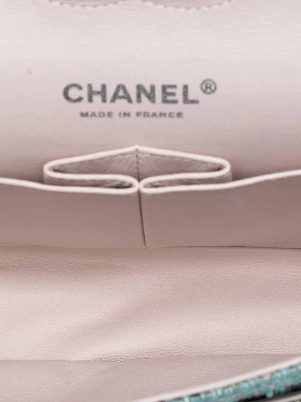 Chanel Pre Owned 2010 2011 Medium Classic Tweed Double Flap Shoulder Bag — Same as shown — Size One Size — Detail View