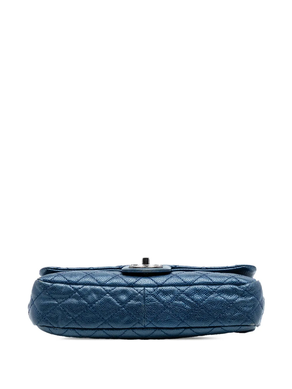 Chanel Pre Owned 2012 Medium Quilted Iridescent Caviar Easy Flap Shoulder Bag — Same as shown — Size One Size — Top View