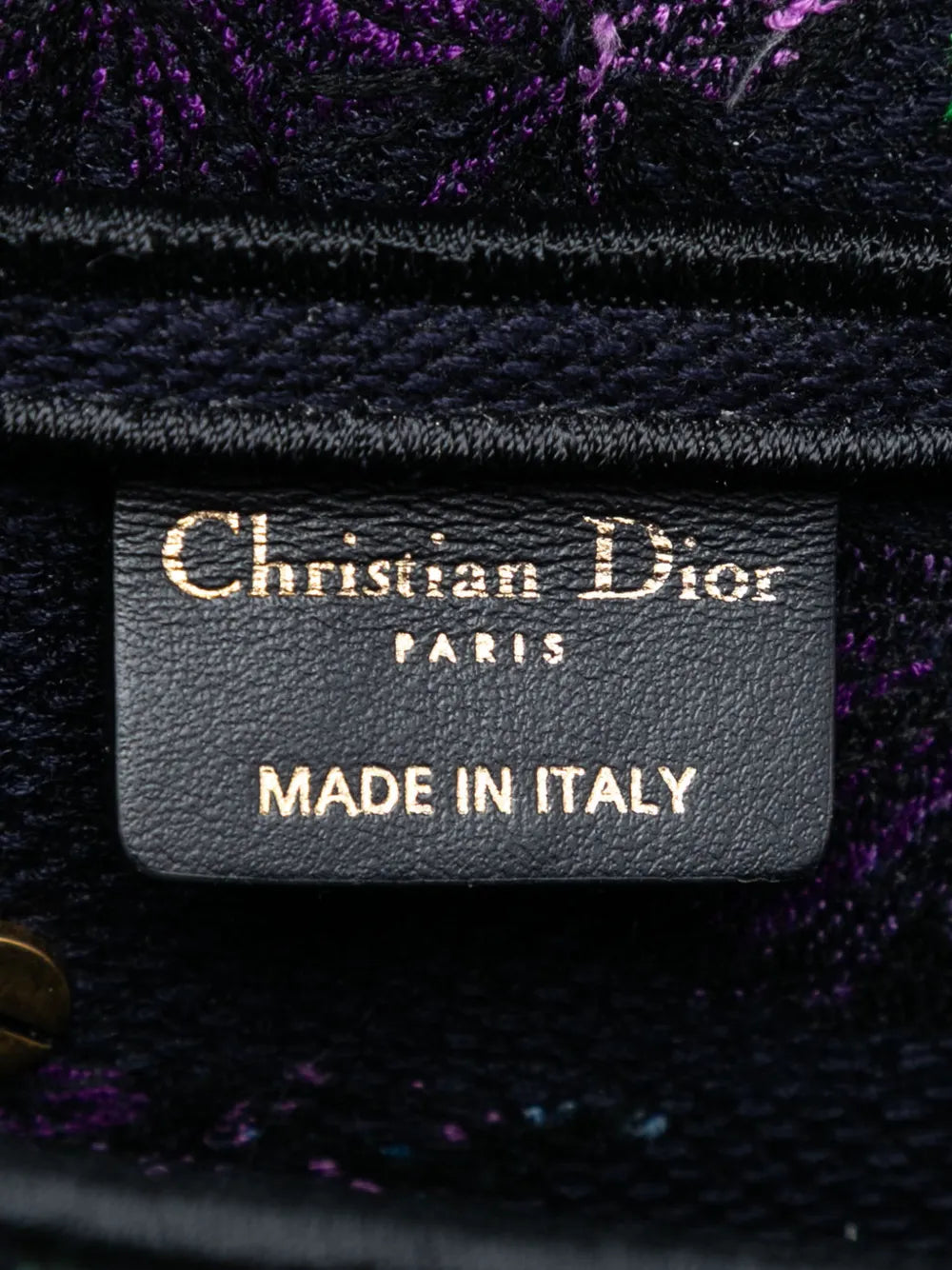 Christian Dior Pre Owned 2023 Canvas Embroidered Floral Saddle Bag Shoulder Bag — Same as shown — Size One Size — Lifestyle View