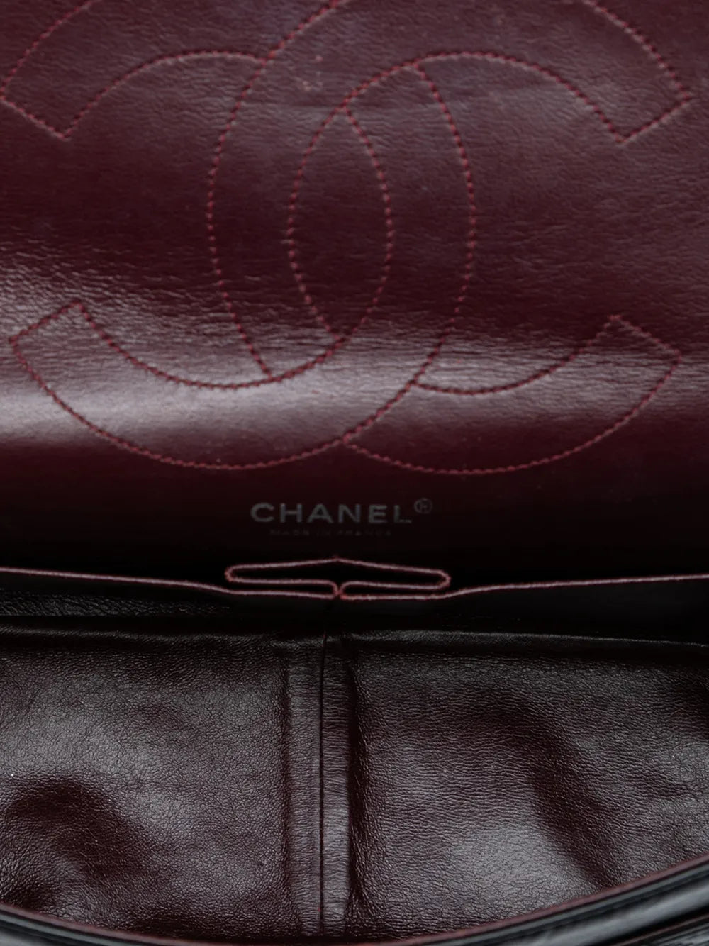 Chanel Pre Owned 2008 2009 Reissue 255 Aged Calfskin Double Flap 227 Shoulder Bag — Same as shown — Size One Size — Detail View