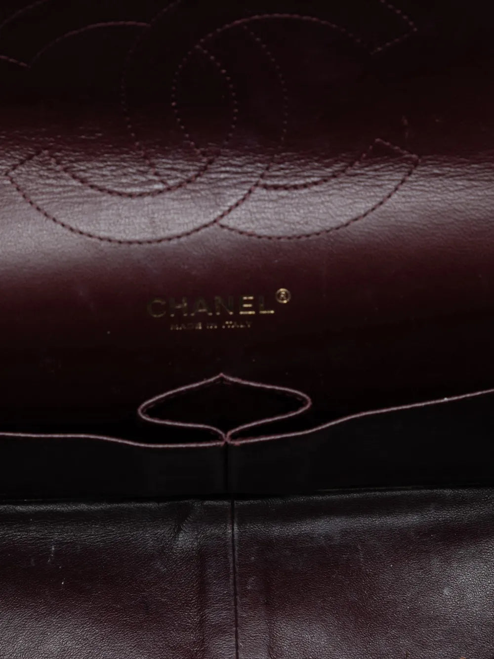 Chanel Pre Owned 2013 2014 Jumbo Classic Caviar Double Flap Shoulder Bag — Same as shown — Size One Size — Detail View