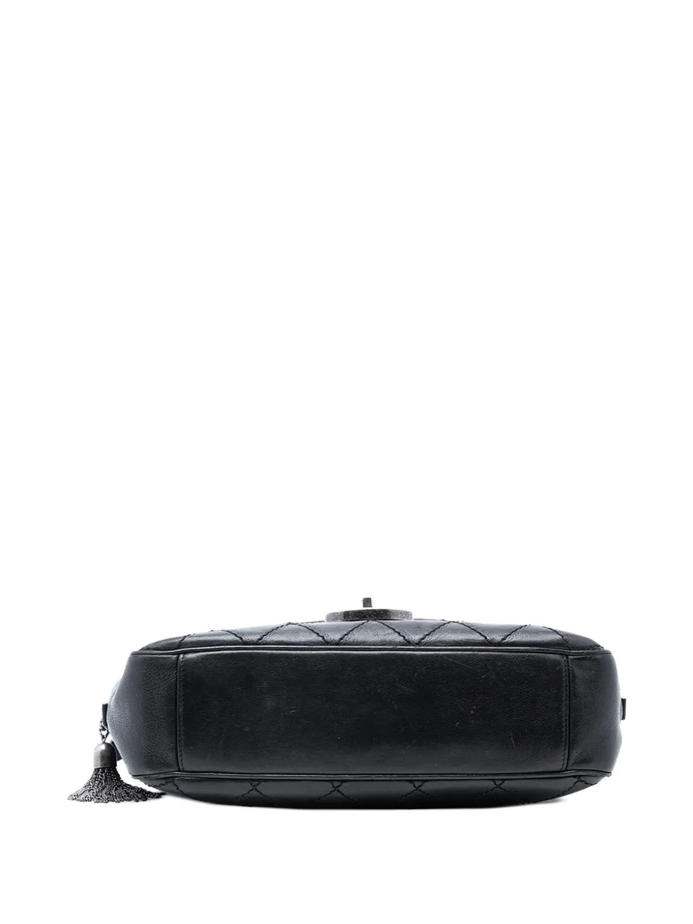 Chanel Pre Owned 2013 2014 Paris Edinburgh Jumbo Quilted Calfskin Coco Sporran Flap Shoulder Bag — Same as shown — Size One Size — Top View