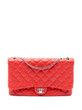 Chanel Pre Owned 2014 Jumbo Quilted Calfskin Tender Touch Flap Shoulder Bag — Same as shown — Size One Size — Front View