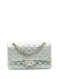Chanel Pre Owned 2011 Medium Classic Iridescent Lambskin Double Flap Shoulder Bag — Same as shown — Size One Size — Front View