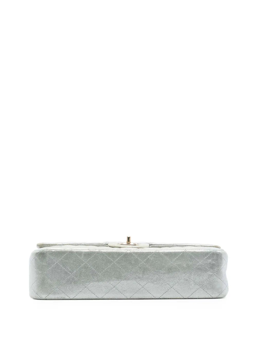 Chanel Pre Owned 2011 Medium Classic Iridescent Lambskin Double Flap Shoulder Bag — Same as shown — Size One Size — Top View
