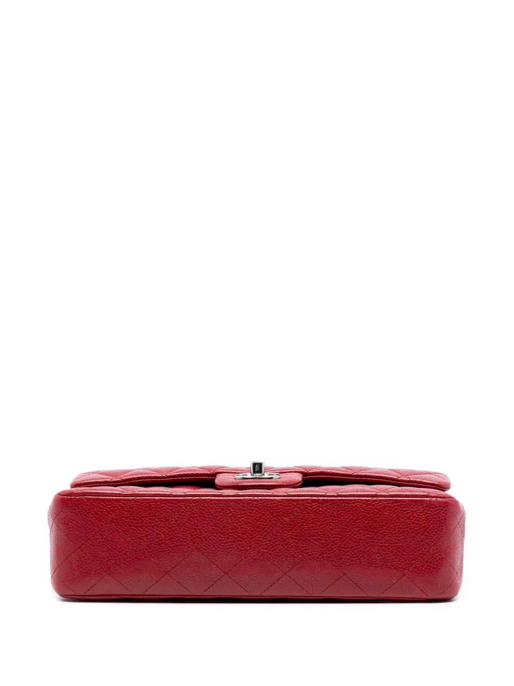 Chanel Pre Owned 2010 2011 Medium Classic Caviar Double Flap Shoulder Bag — Same as shown — Size One Size — Top View