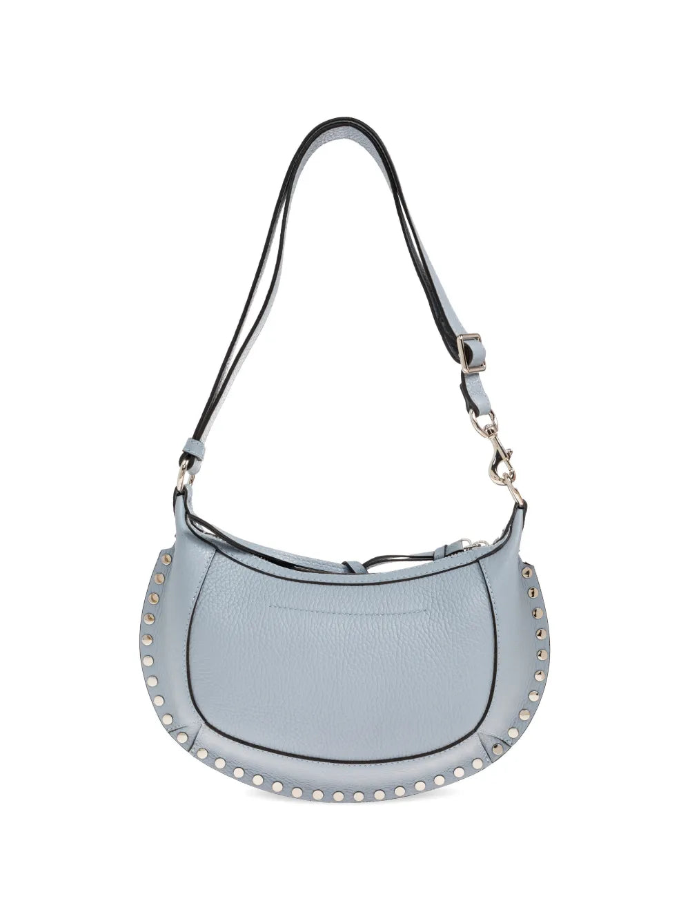 Isabel Marant Oskan Moon Studded Leather Shoulder Bag — Same as shown — Size One Size — Back View