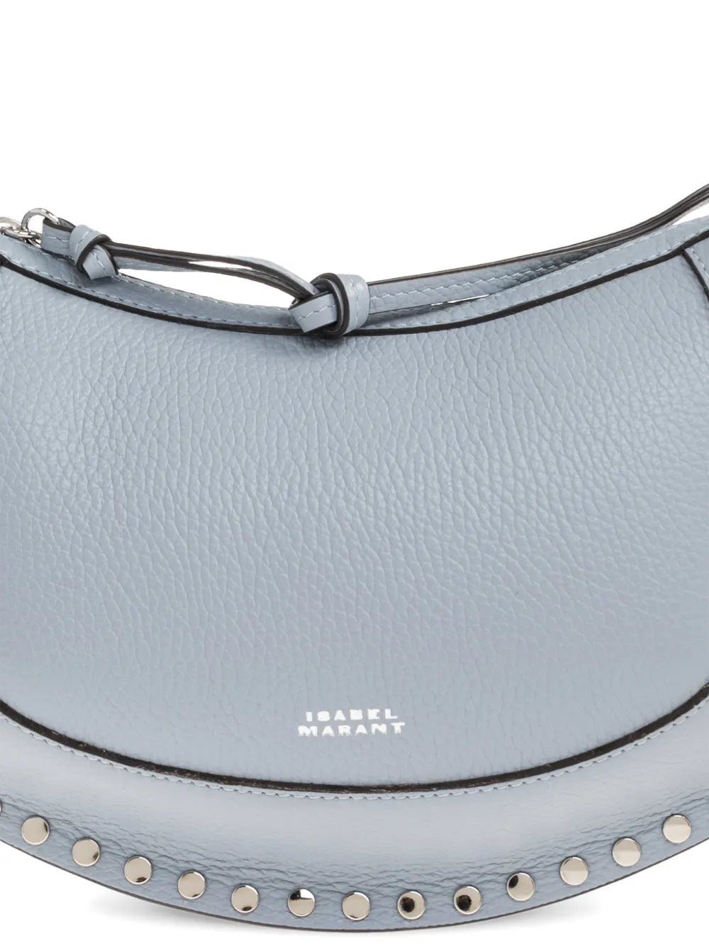 Isabel Marant Oskan Moon Studded Leather Shoulder Bag — Same as shown — Size One Size — Lifestyle View