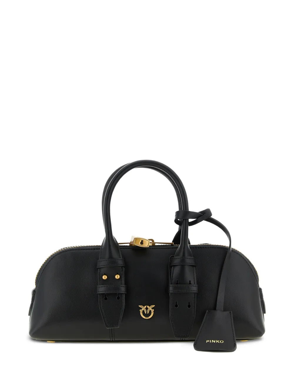 Pinko Small Escape Love Birds Leather Shoulder Bag — Same as shown — Size One Size — Front View