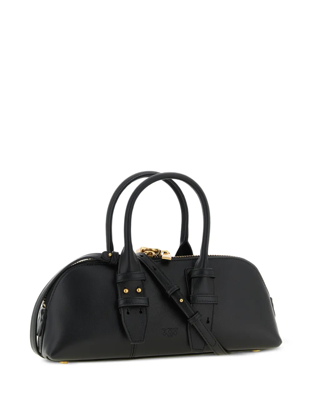 Pinko Small Escape Love Birds Leather Shoulder Bag — Same as shown — Size One Size — Side View