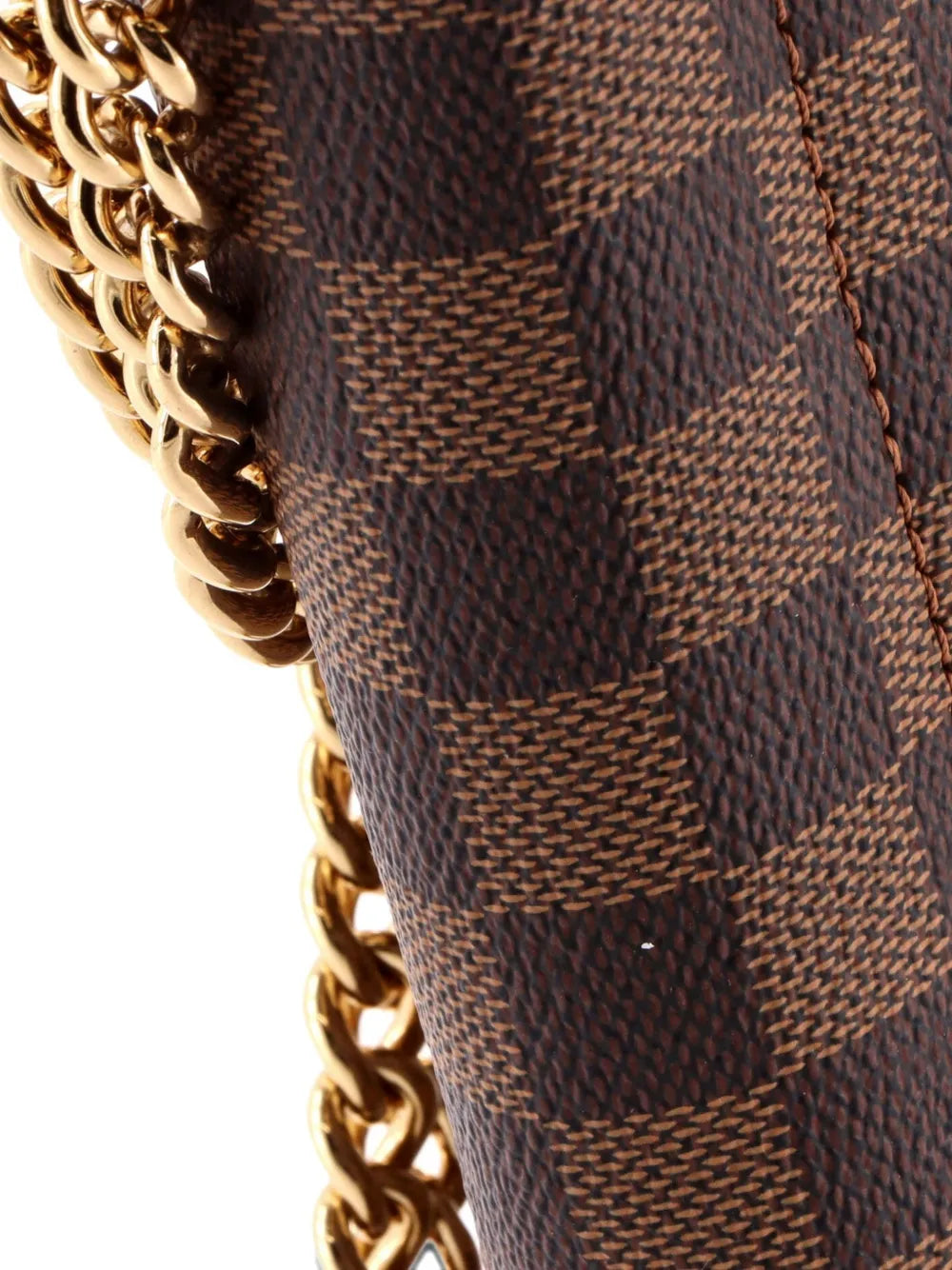 Louis Vuitton Pre Owned Caissa Clutch Damier Shoulder Bag — Same as shown — Size One Size — Top View