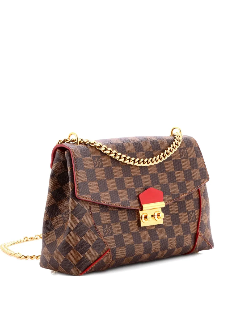 Louis Vuitton Pre Owned Caissa Clutch Damier Shoulder Bag — Same as shown — Size One Size — Front View