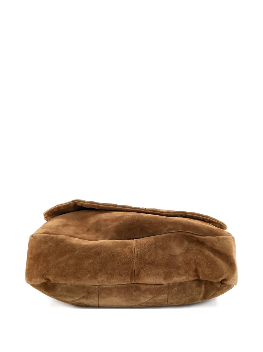 Saint Laurent Pre Owned Jamie 43 Quilted Suede Large Shoulder Bag — Same as shown — Size One Size — Top View