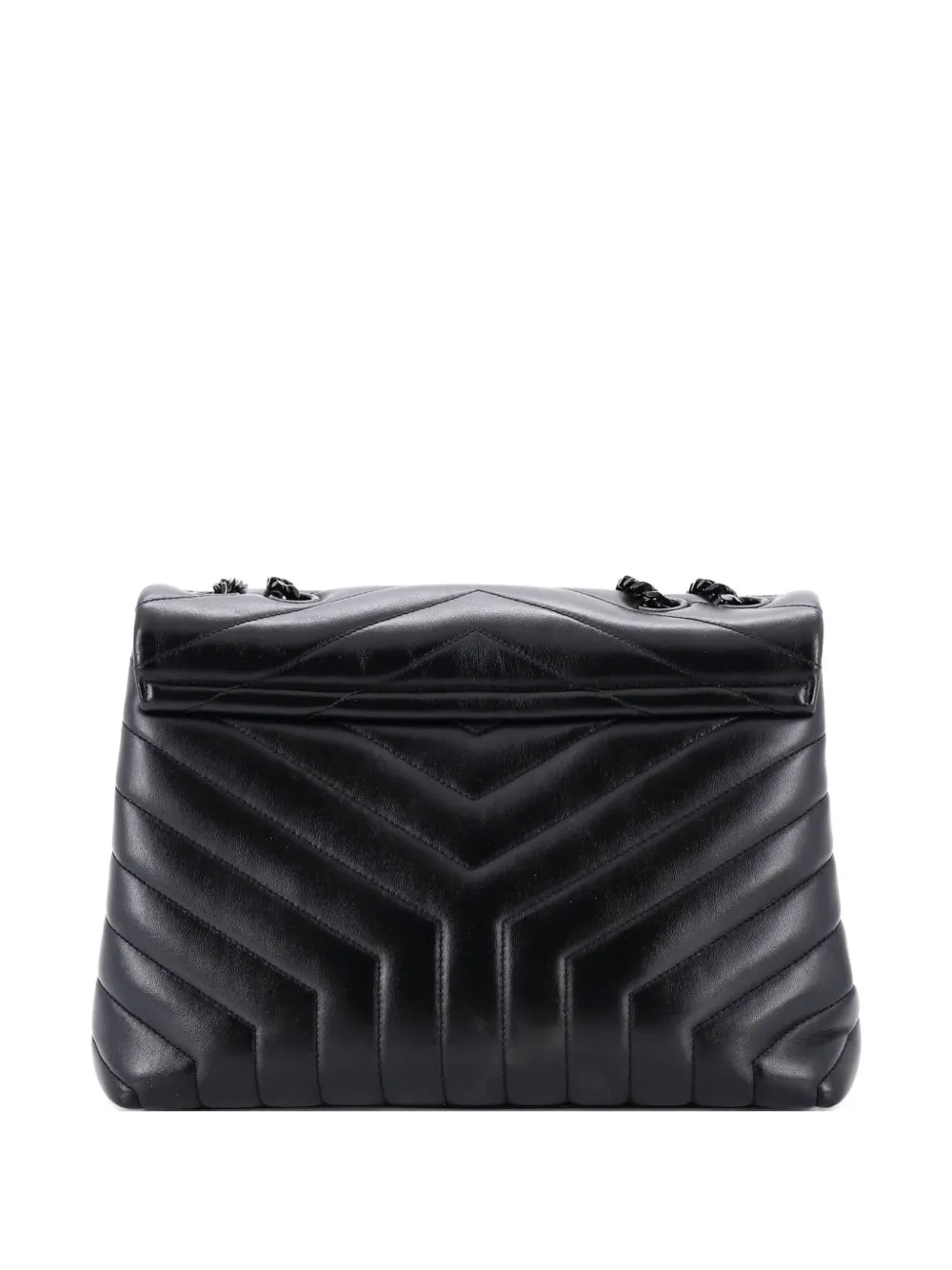 Saint Laurent Pre Owned Loulou Matelasse Chevron Leather Medium Shoulder Bag — Same as shown — Size One Size — Side View