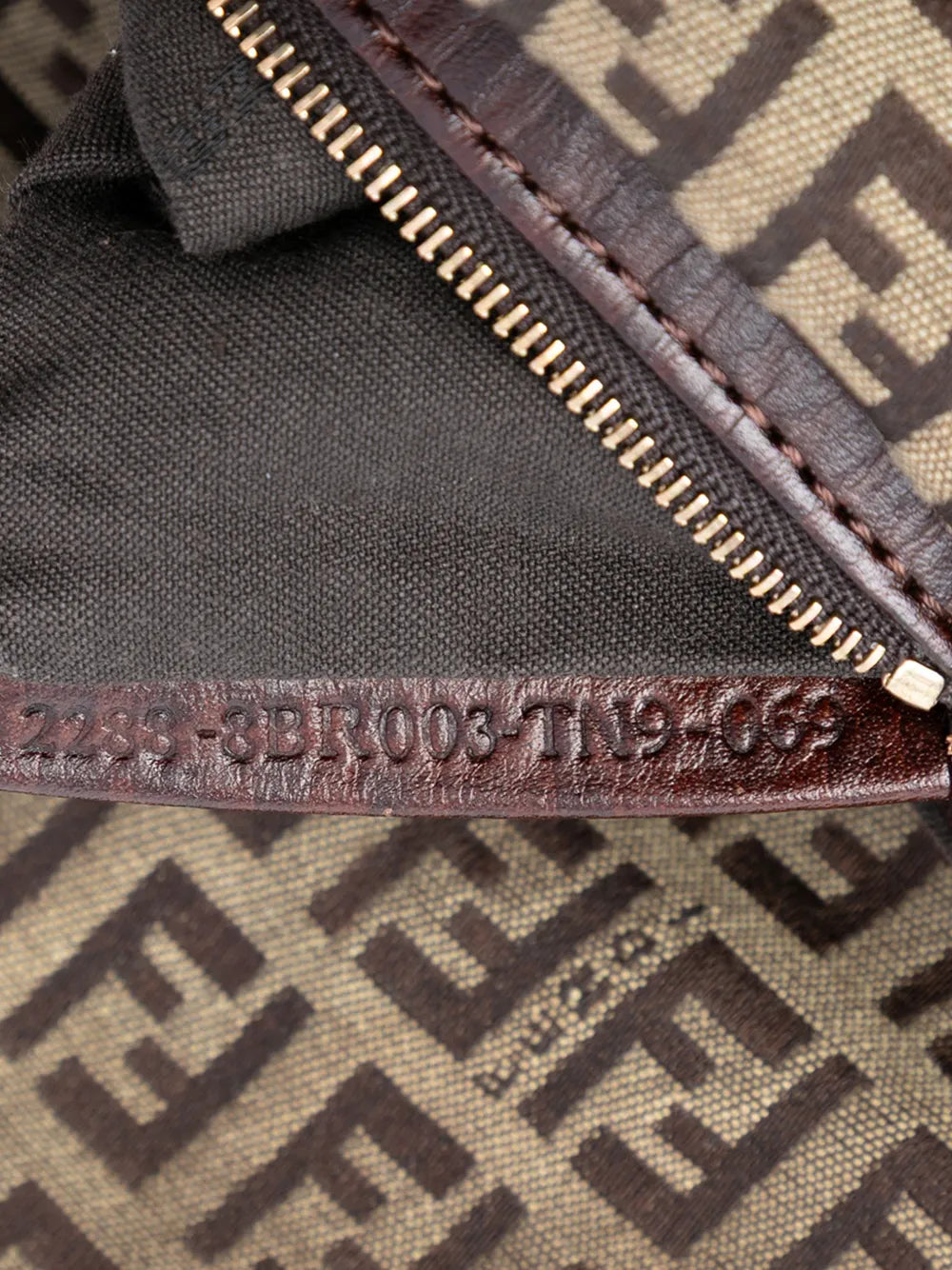 Fendi Pre Owned 2000 2010 Zucchino Canvas Double Flap Shoulder Bag — Same as shown — Size One Size — Lifestyle View