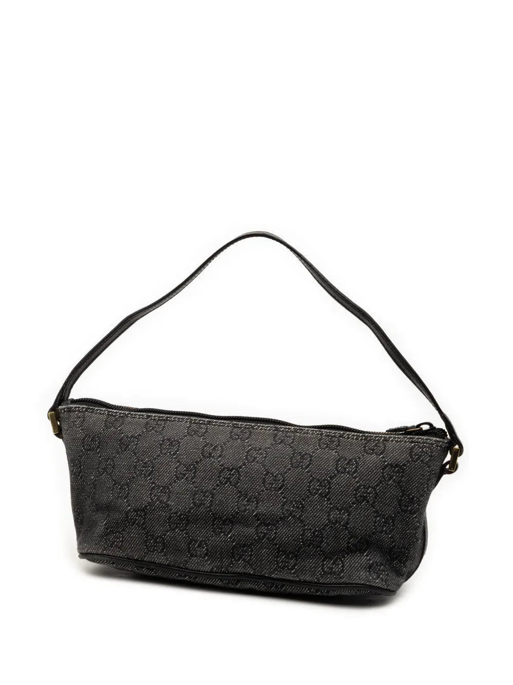 Gucci Pre Owned 2000 2015 Gg Denim Boat Shoulder Bag — Same as shown — Size One Size — Back View