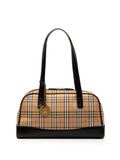 Burberry Pre Owned 2000 2017 Haymarket Check Canvas Shoulder Bag — Same as shown — Size One Size — Front View