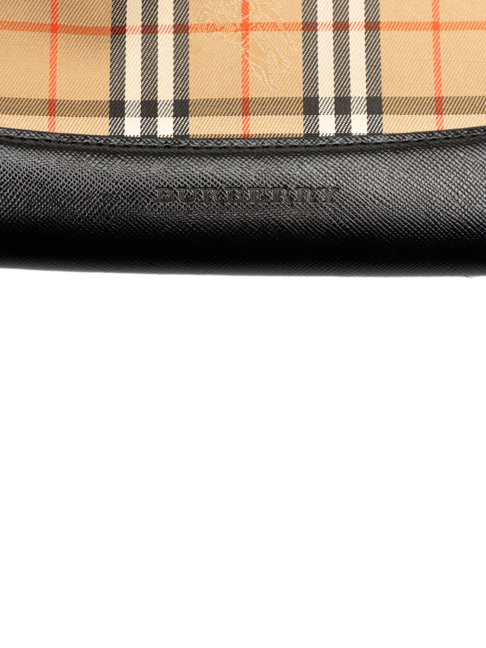 Burberry Pre Owned 2000 2017 Haymarket Check Canvas Shoulder Bag — Same as shown — Size One Size — Lifestyle View