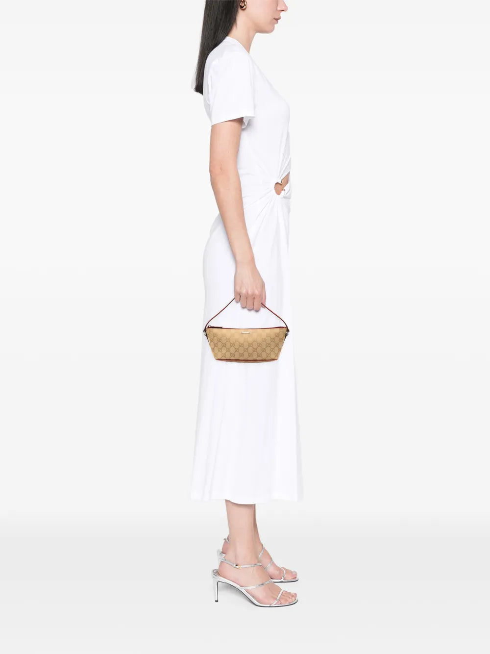 Gucci Pre Owned 2000 2015 Gg Canvas Boat Shoulder Bag — Same as shown — Size One Size — Side View