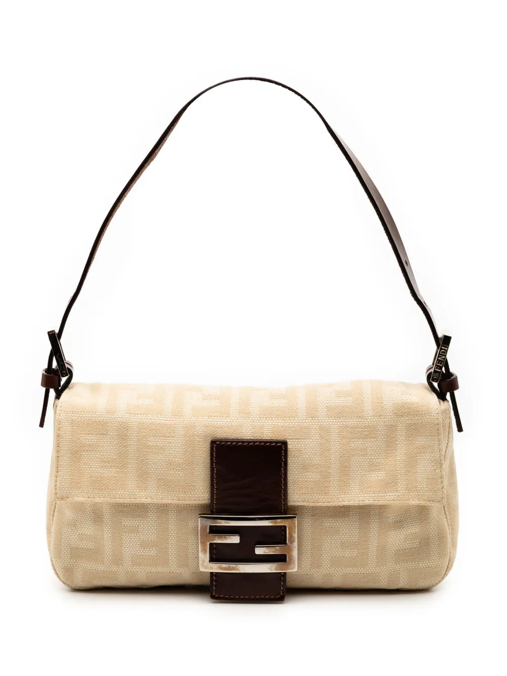 Fendi Pre Owned 2000 2010 Zucca Canvas Baguette Shoulder Bag — Same as shown — Size One Size — Front View