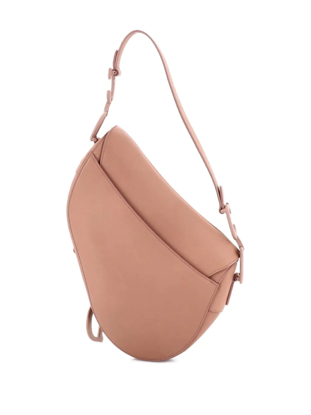 Christian Dior Pre Owned Ultra Matte Saddle Handbag Leather Medium Shoulder Bag — Same as shown — Size One Size — Side View