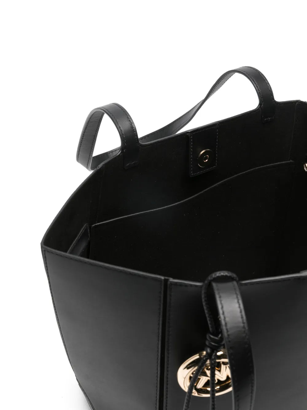 Michael Michael Kors Logo Detail Leather Shoulder Bag — Same as shown — Size One Size — Detail View
