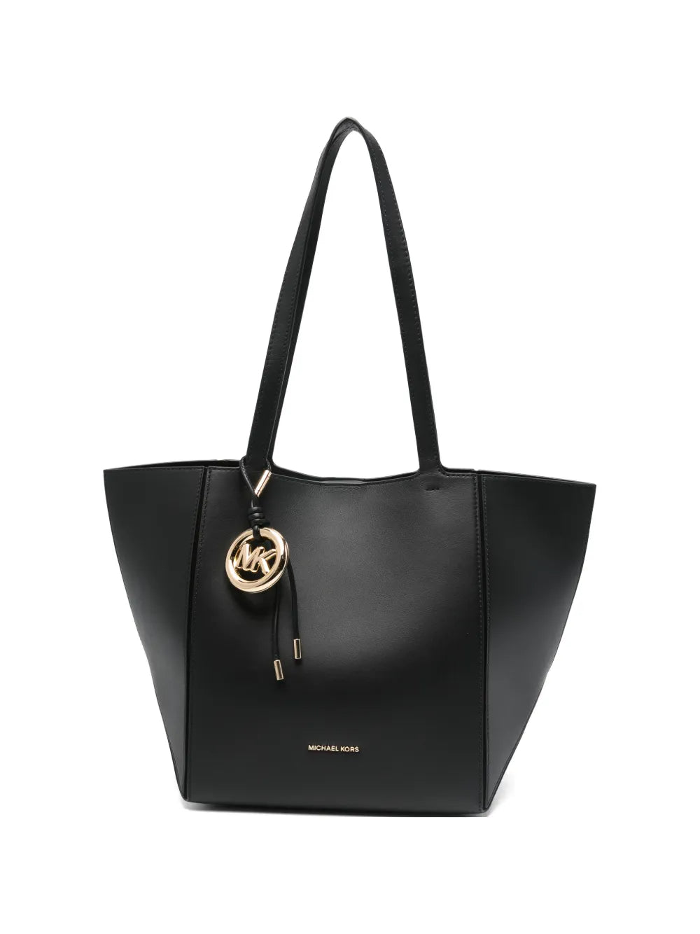 Michael Michael Kors Logo Detail Leather Shoulder Bag — Same as shown — Size One Size — Front View