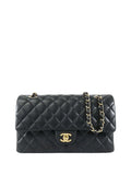 Chanel Pre Owned 2021 Medium Classic Lambskin Double Flap Shoulder Bag — Same as shown — Size One Size — Front View