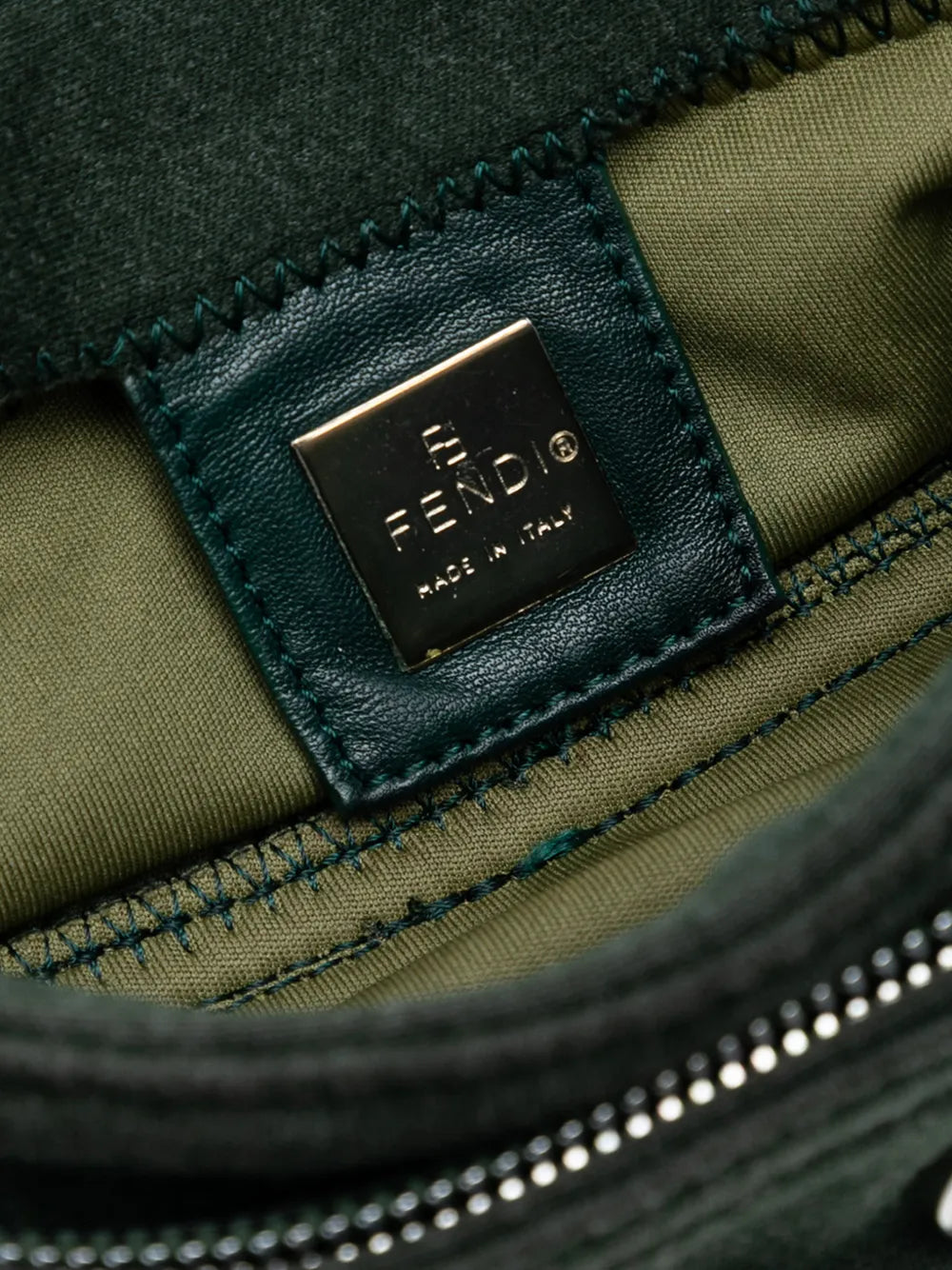 Fendi Pre Owned 2000 2010 Wool Mamma Baguette Shoulder Bag — Same as shown — Size One Size — Lifestyle View