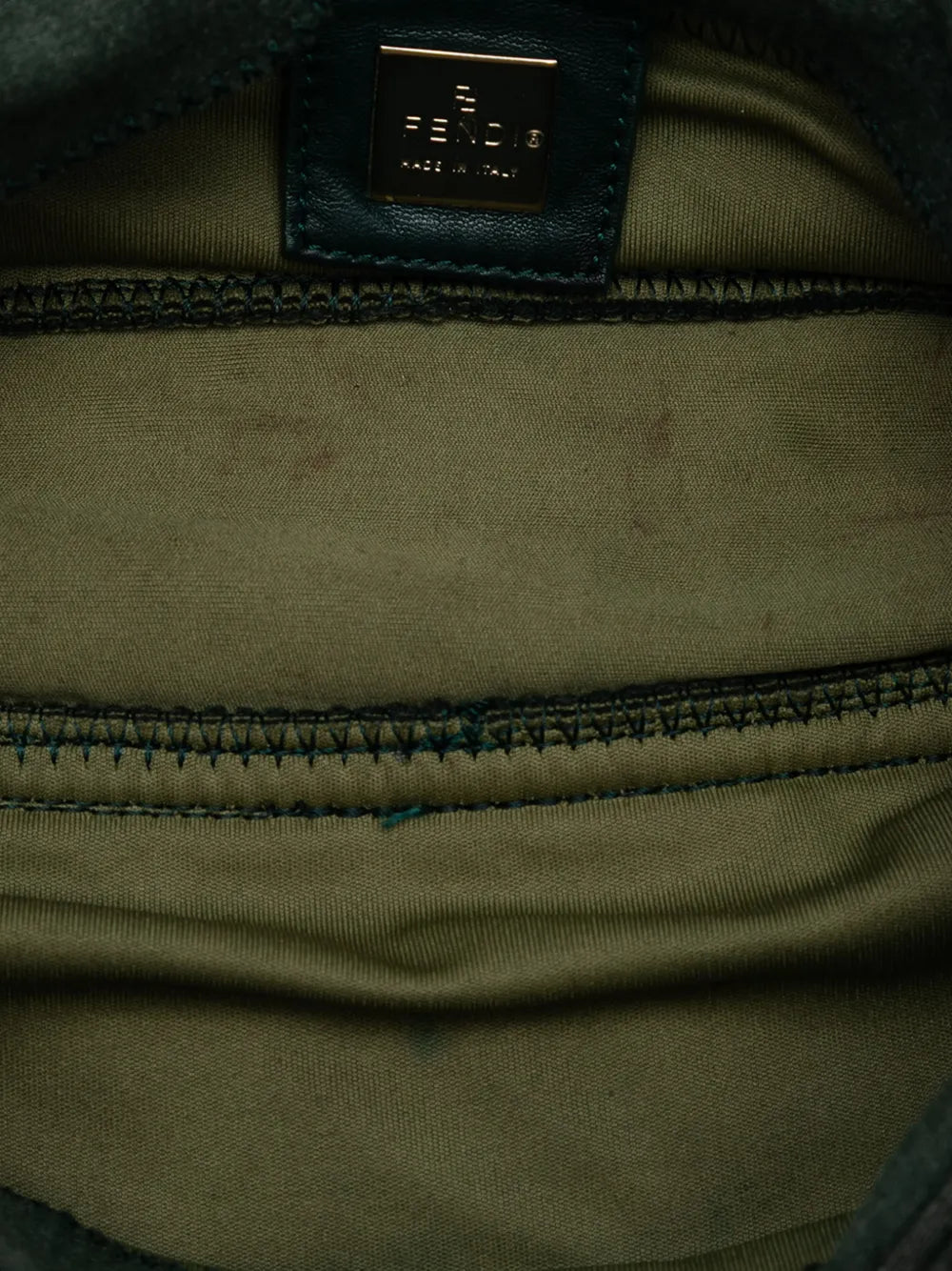 Fendi Pre Owned 2000 2010 Wool Mamma Baguette Shoulder Bag — Same as shown — Size One Size — Detail View
