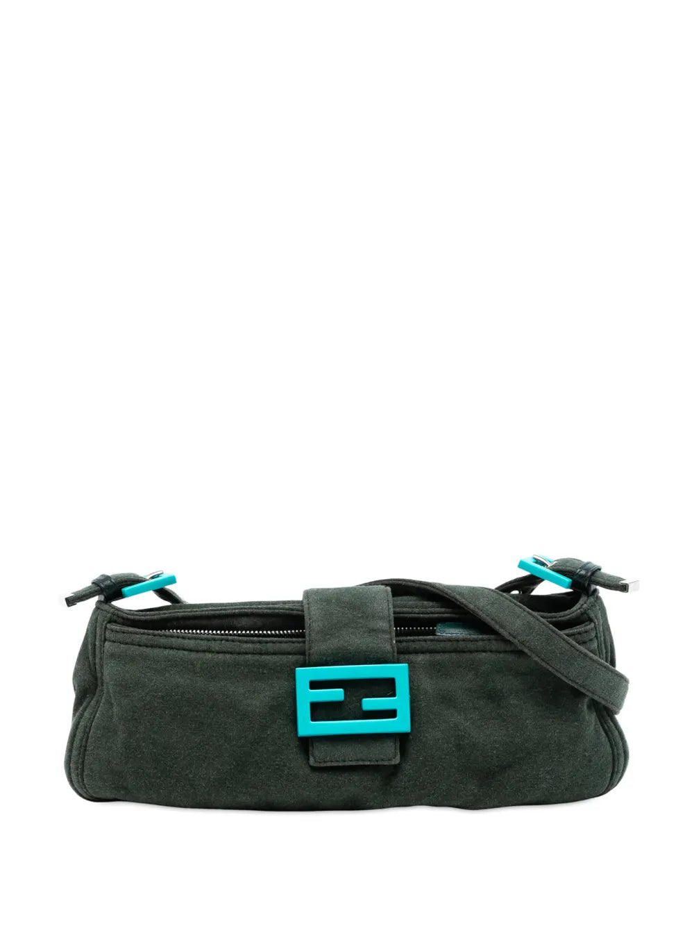 Fendi Pre Owned 2000 2010 Wool Mamma Baguette Shoulder Bag — Same as shown — Size One Size — Front View