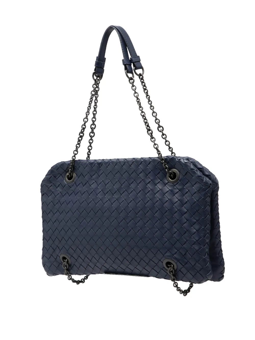 Bottega Veneta Pre Owned 2012 2025 Nappa Intrecciato Duo Shoulder Bag — Same as shown — Size One Size — Back View