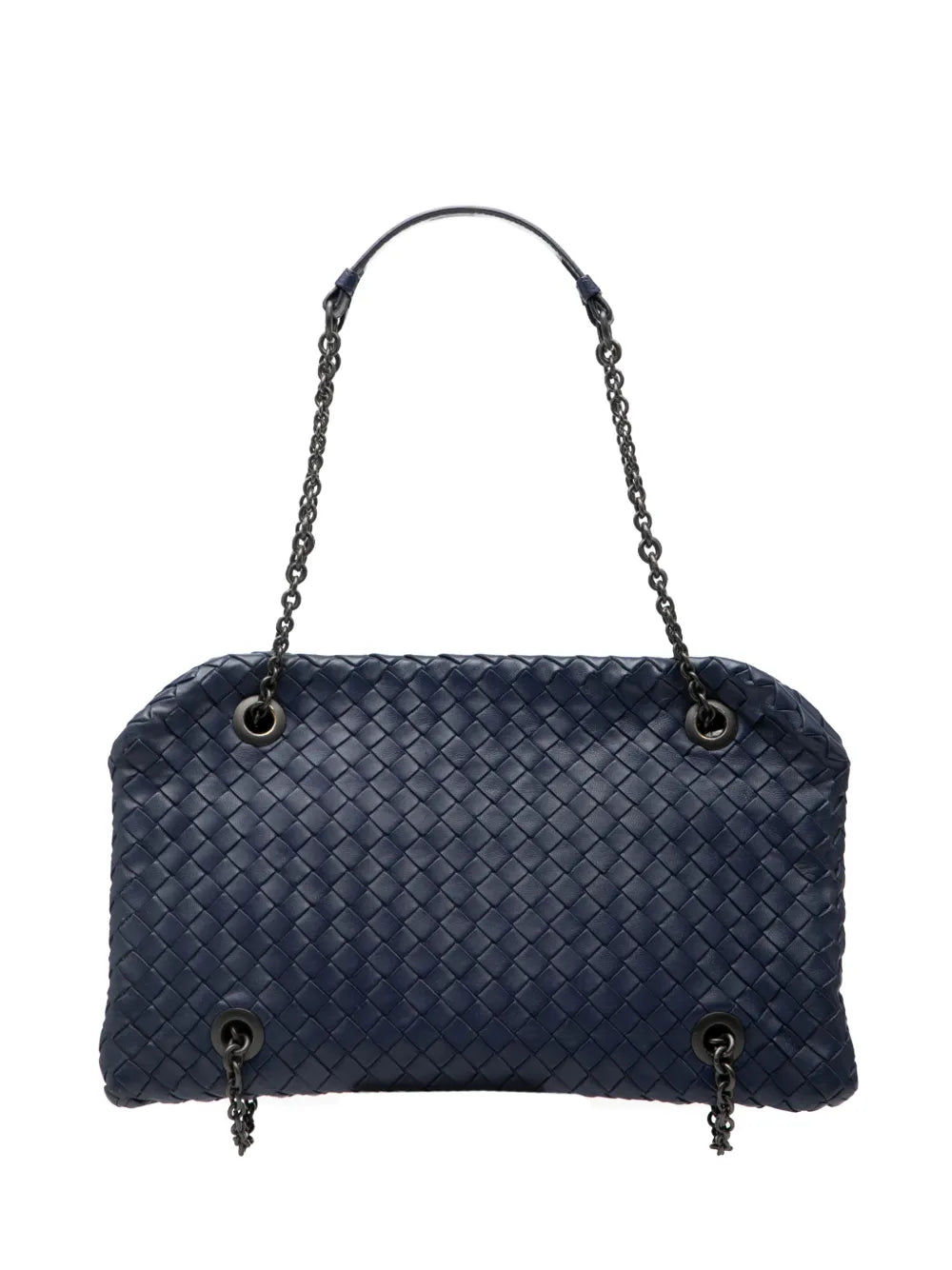 Bottega Veneta Pre Owned 2012 2025 Nappa Intrecciato Duo Shoulder Bag — Same as shown — Size One Size — Front View