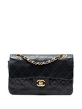 Chanel Pre Owned 1986 1988 Small Classic Lambskin Double Flap Shoulder Bag — Same as shown — Size One Size — Front View