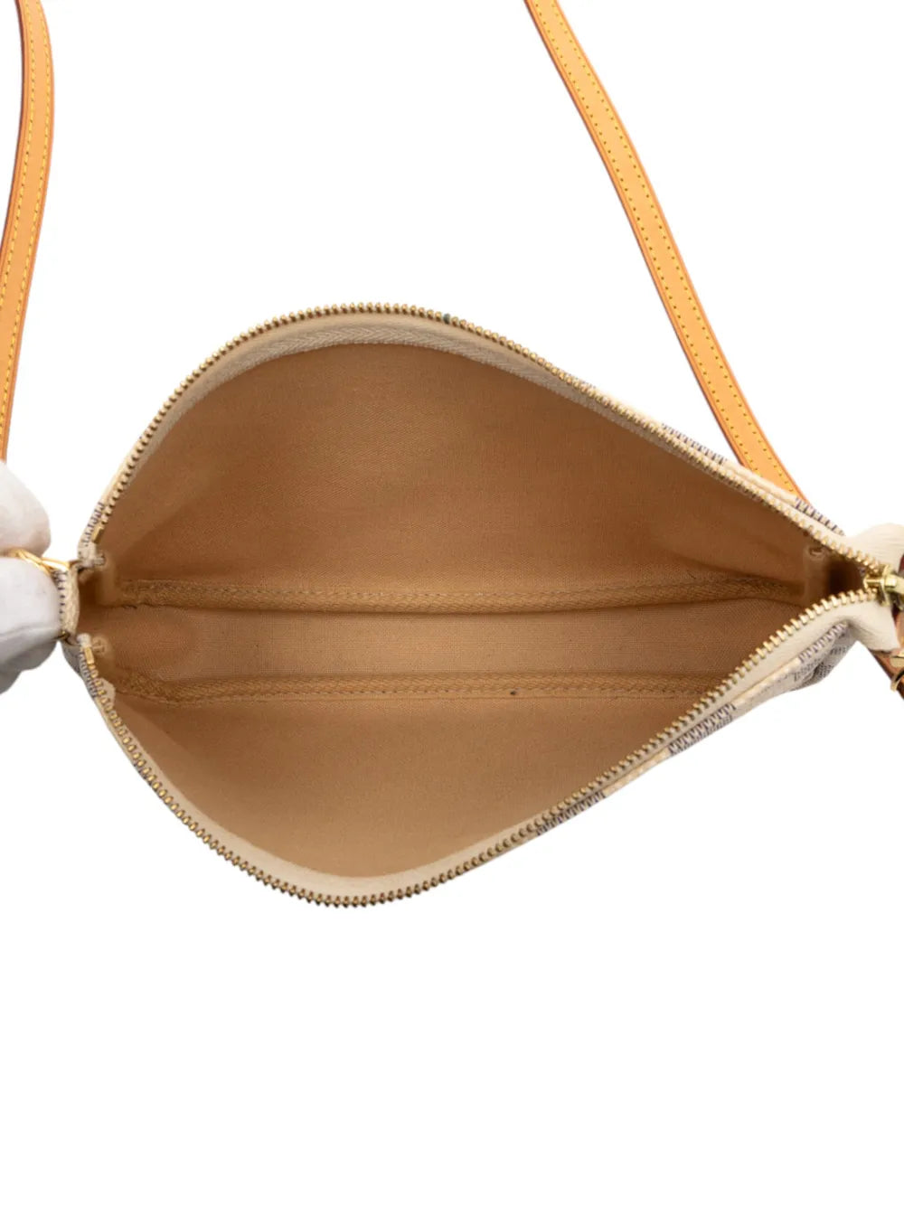 Louis Vuitton Pre Owned 2006 Damier Azur Pochette Accessoires Shoulder Bag — Same as shown — Size One Size — Detail View