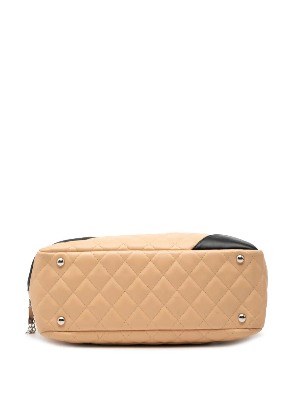 Chanel Pre Owned 2004 2005 Large Quilted Lambskin Cambon Ligne Shoulder Bag — Same as shown — Size One Size — Top View