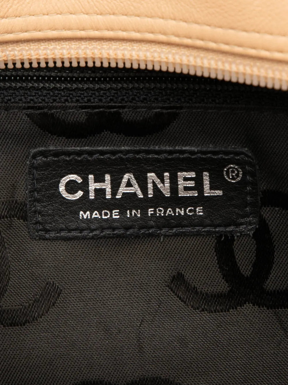 Chanel Pre Owned 2004 2005 Large Quilted Lambskin Cambon Ligne Shoulder Bag — Same as shown — Size One Size — Lifestyle View