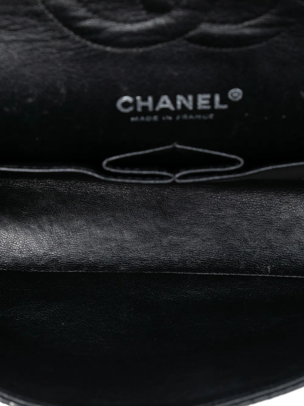 Chanel Pre Owned 2006 2008 Medium Classic Perforated Lambskin Double Flap Shoulder Bag — Same as shown — Size One Size — Detail View