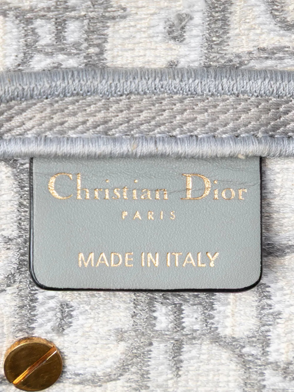Christian Dior Pre Owned 2021 Oblique Embroidered Canvas Saddle Bag Shoulder Bag — Same as shown — Size One Size — Lifestyle View