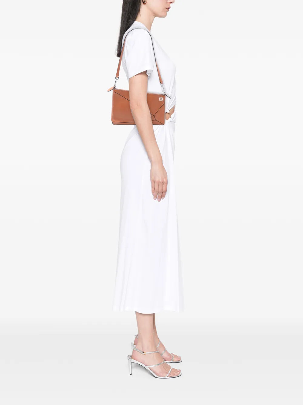 Loewe Pre Owned 2015 Leather Puzzle Clutch Shoulder Bag — Same as shown — Size One Size — Side View