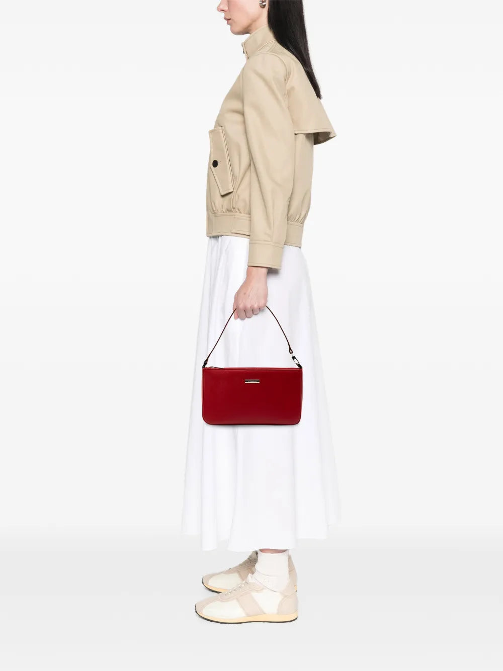 Burberry Pre Owned 2000 2017 Leather Shoulder Bag — Same as shown — Size One Size — Side View